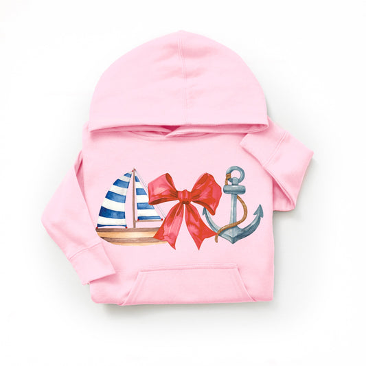 Coquette Ship Anchor | Youth Graphic Hoodie