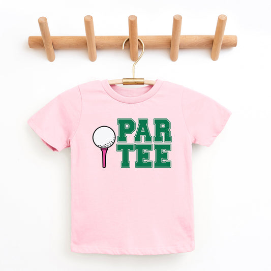 Golf Par Tee Varsity | Youth Graphic Short Sleeve Tee