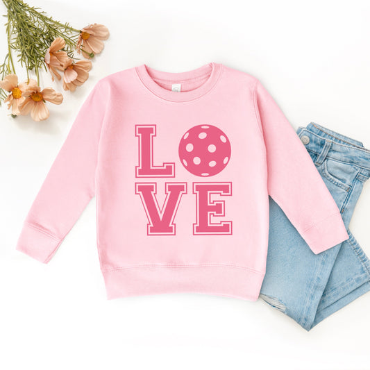 Pickleball Love | Youth Ultra-Soft Graphic Sweatshirt