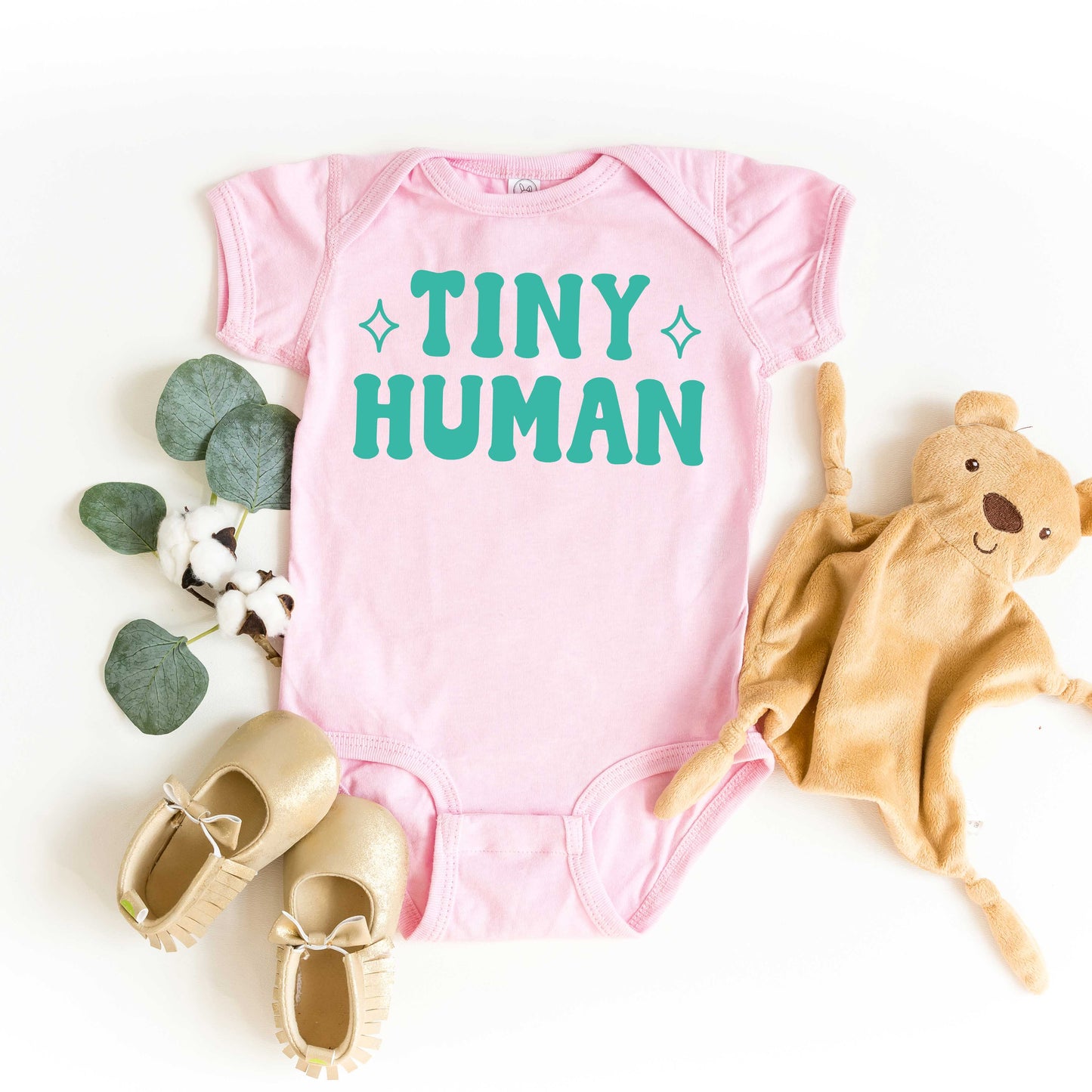 Tiny Human | Baby Graphic Short Sleeve Onesie