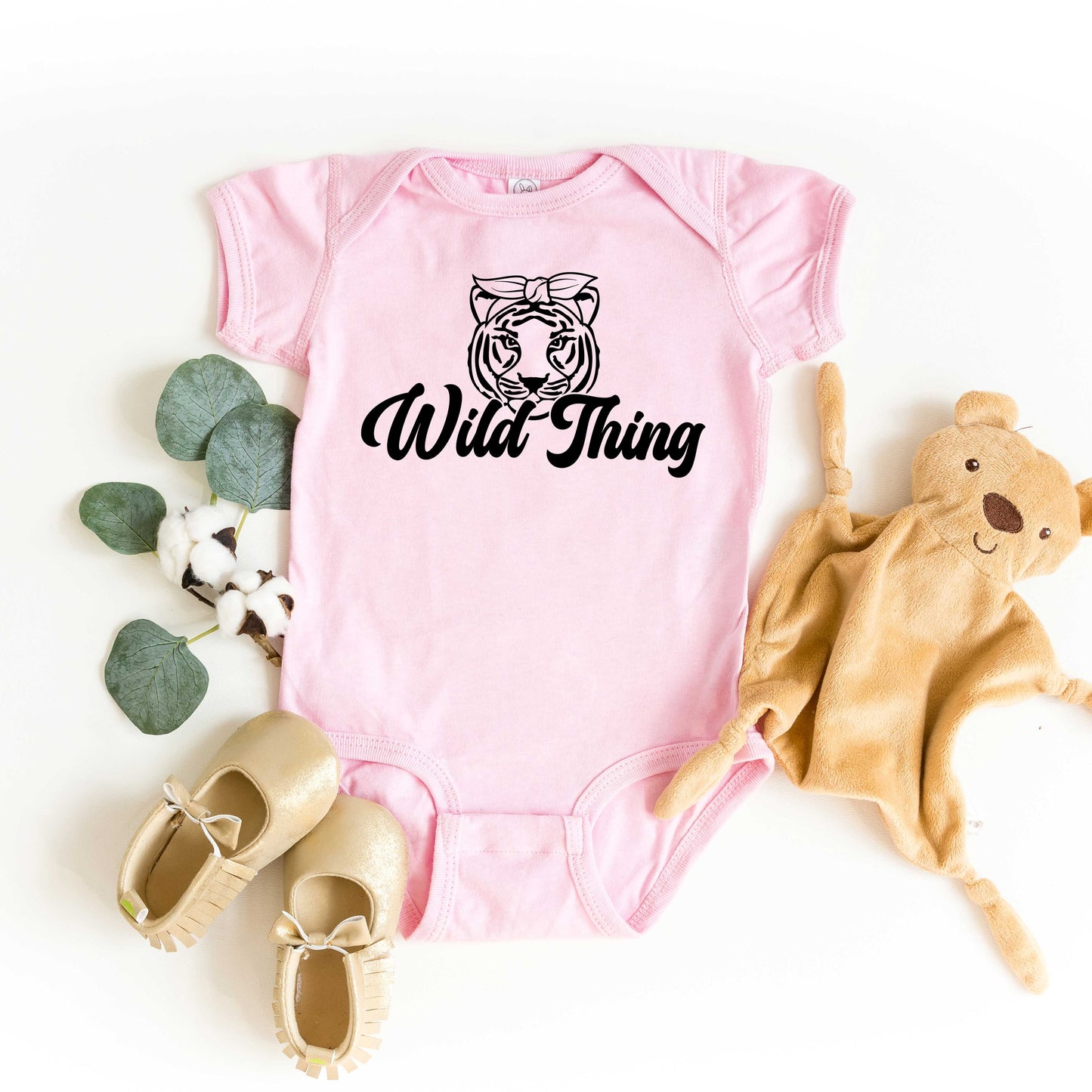 Wild Thing Tiger | Baby Graphic Short Sleeve Onesie
