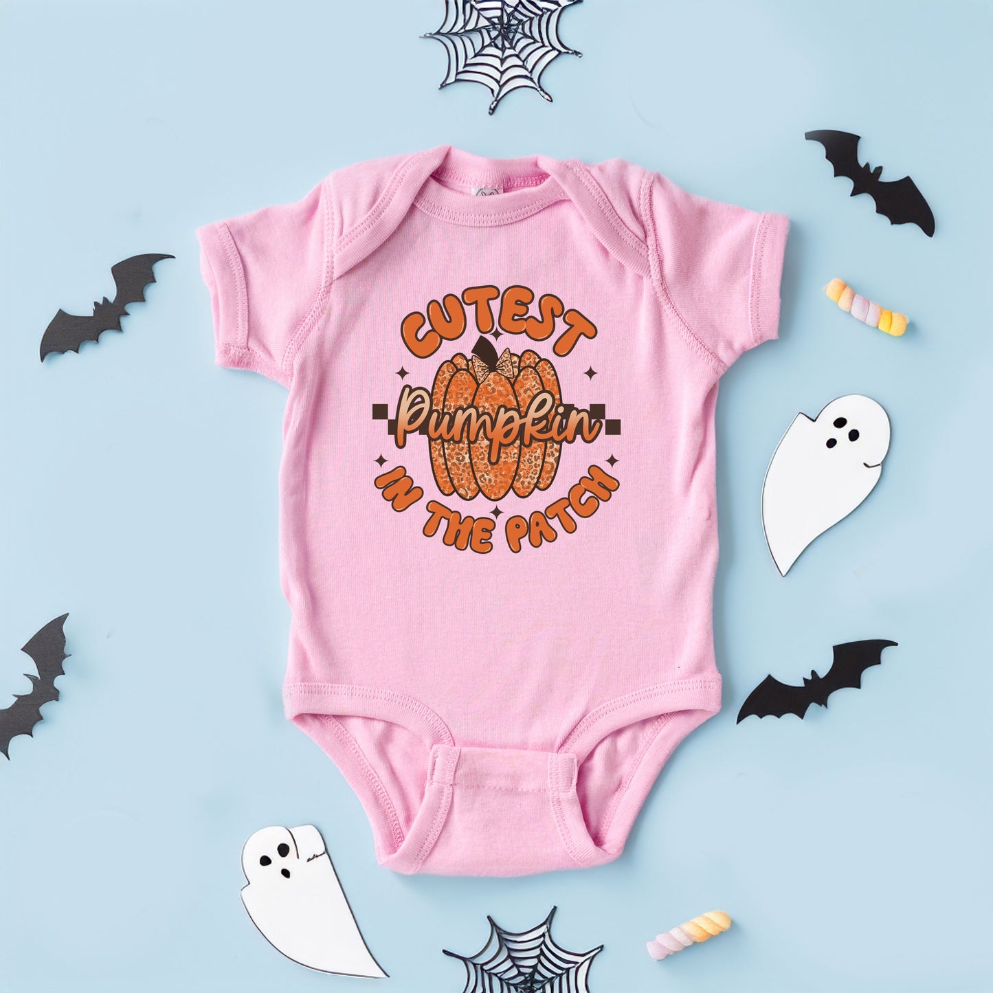 Cutest Pumpkin Leopard Print | Baby Graphic Short Sleeve Onesie