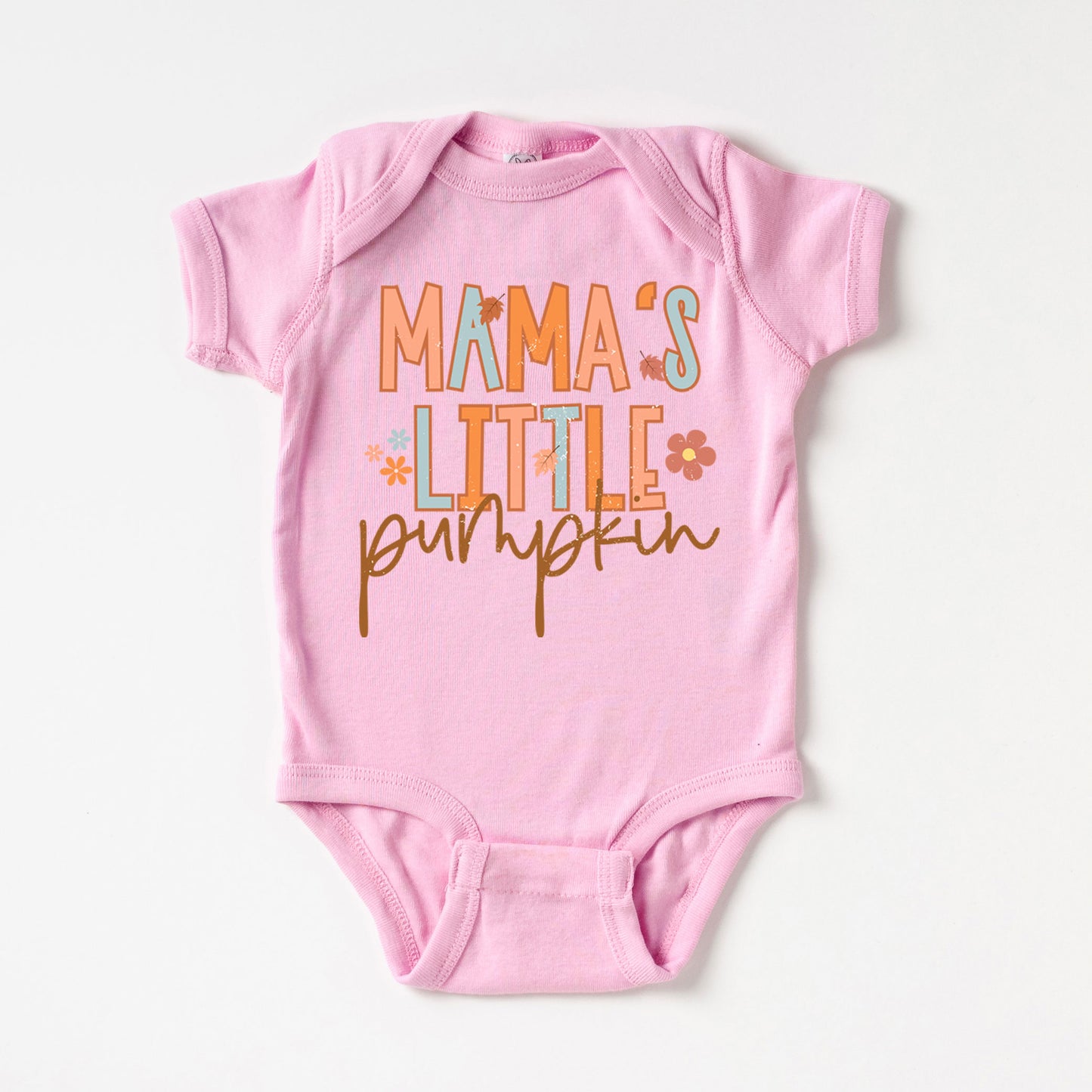 Mama's Little Pumpkin | Baby Graphic Short Sleeve Onesie