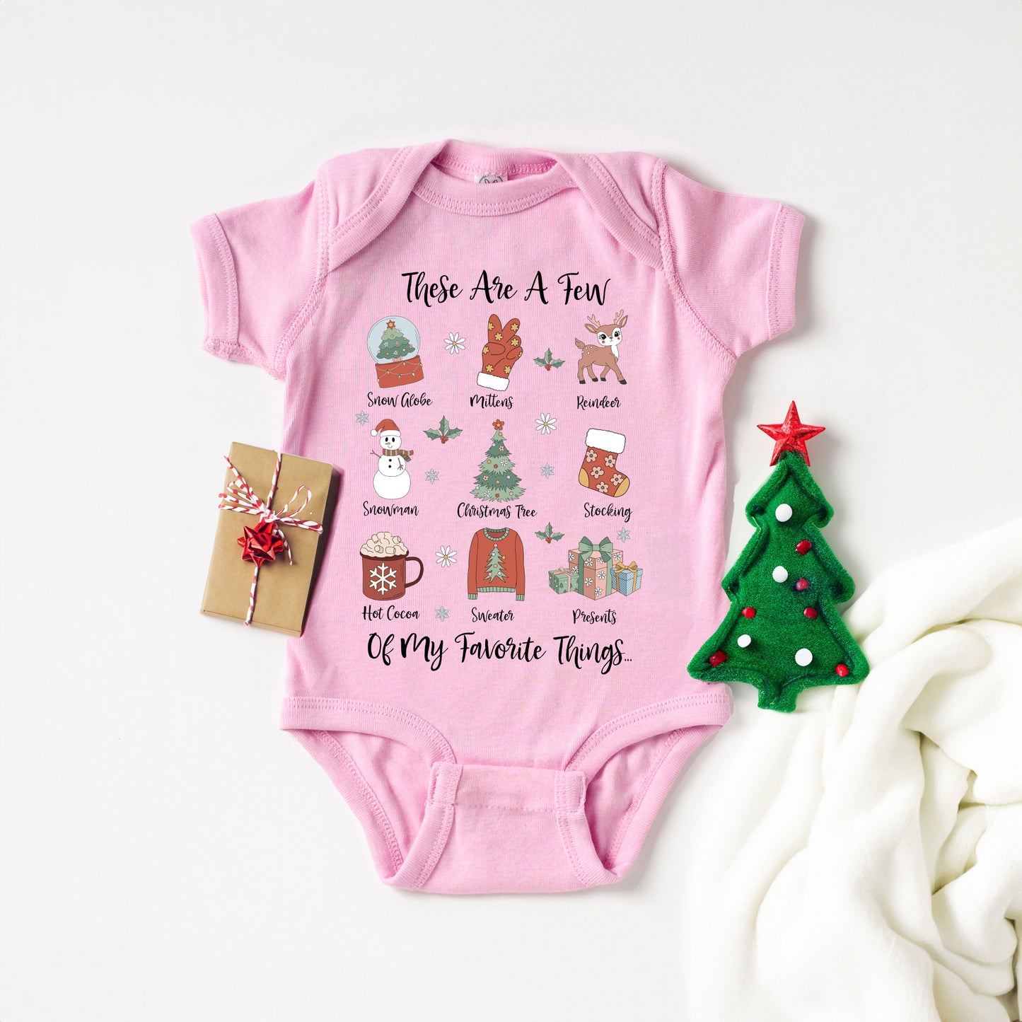 Christmas Favorites | Baby Graphic Short Sleeve Onesie