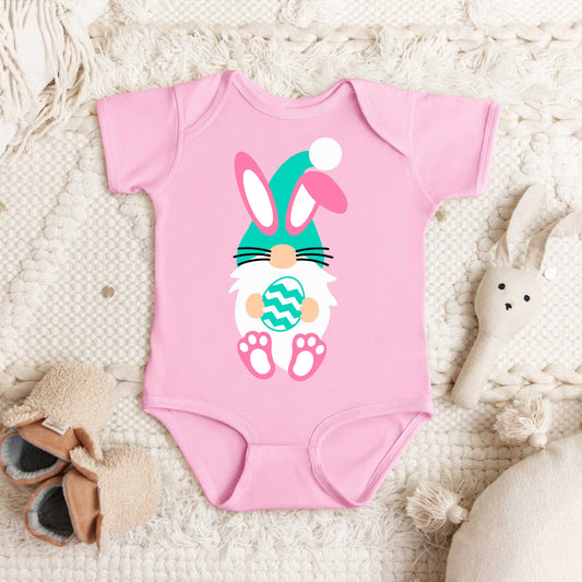 Gnome Bunny | Baby Graphic Short Sleeve Onesie
