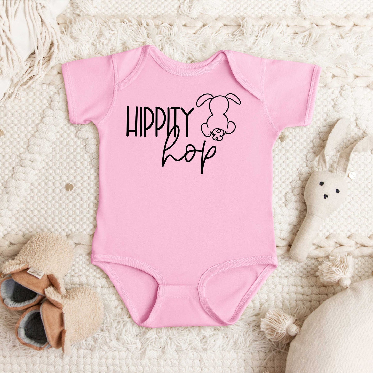 Hippity Hop | Baby Graphic Short Sleeve Onesie