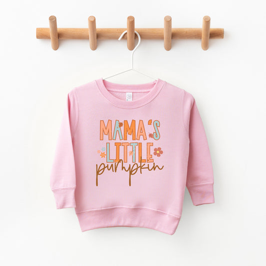Mama's Little Pumpkin | Toddler Graphic Sweatshirt