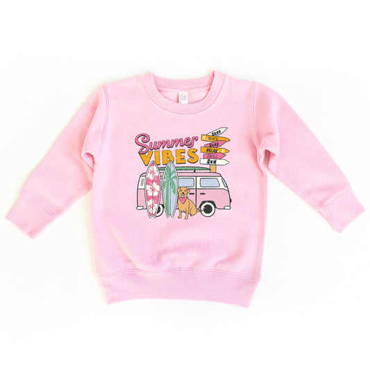 Summer Vibes Dog | Toddler Sweatshirt