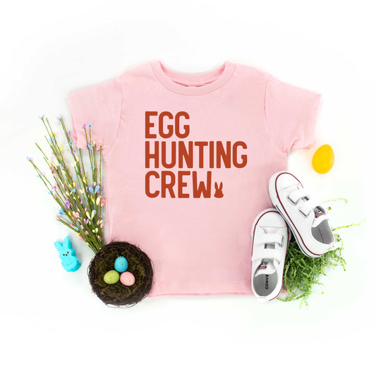 Egg Hunting Crew Bunny | Toddler Short Sleeve Crew Neck