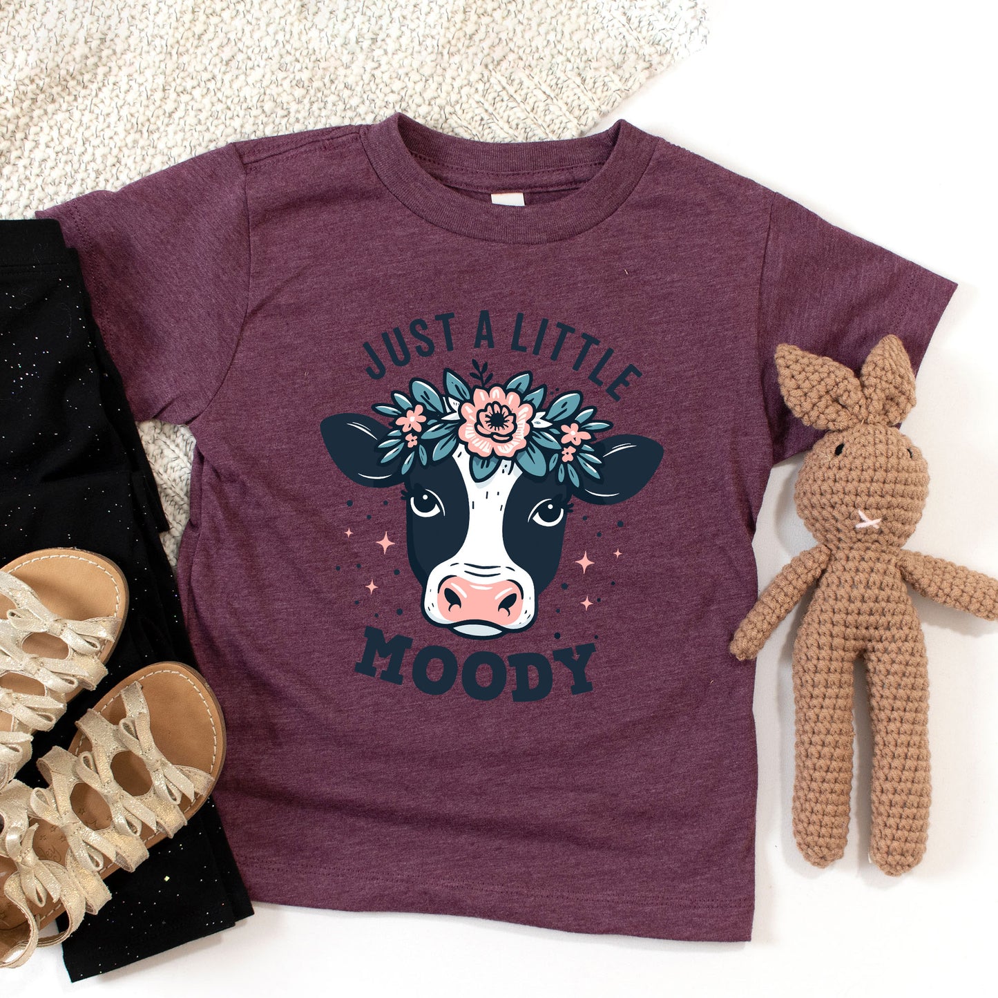 A Little Moody | Youth Graphic Short Sleeve Tee