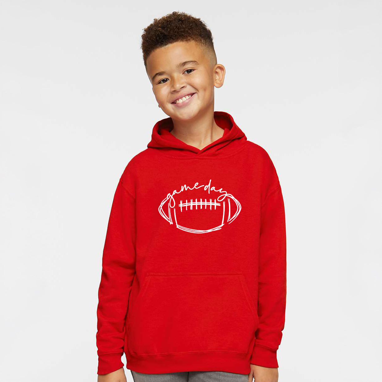 Football Game Day | Youth Graphic Hoodie