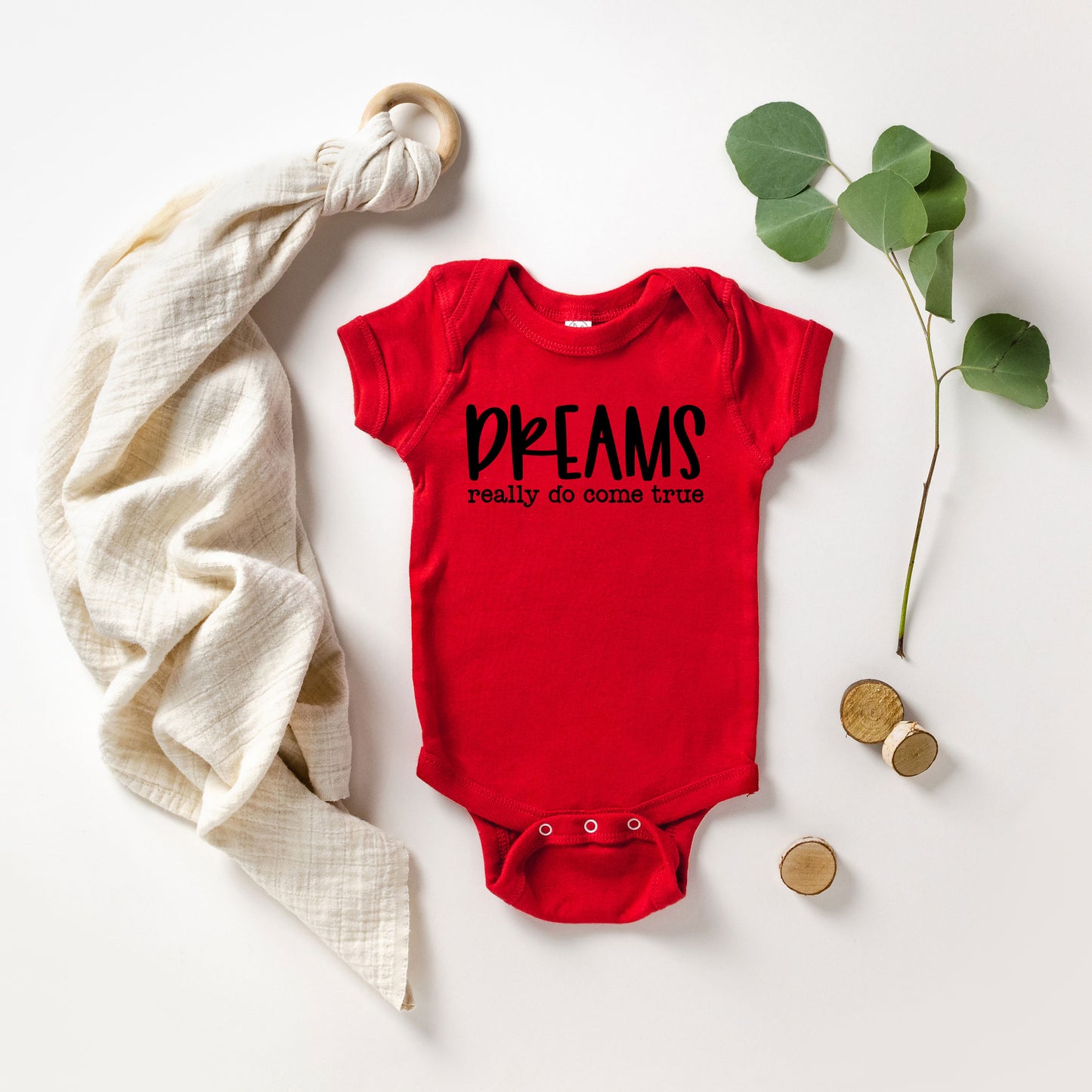 Dreams Really Do Come True | Baby Graphic Short Sleeve Onesie