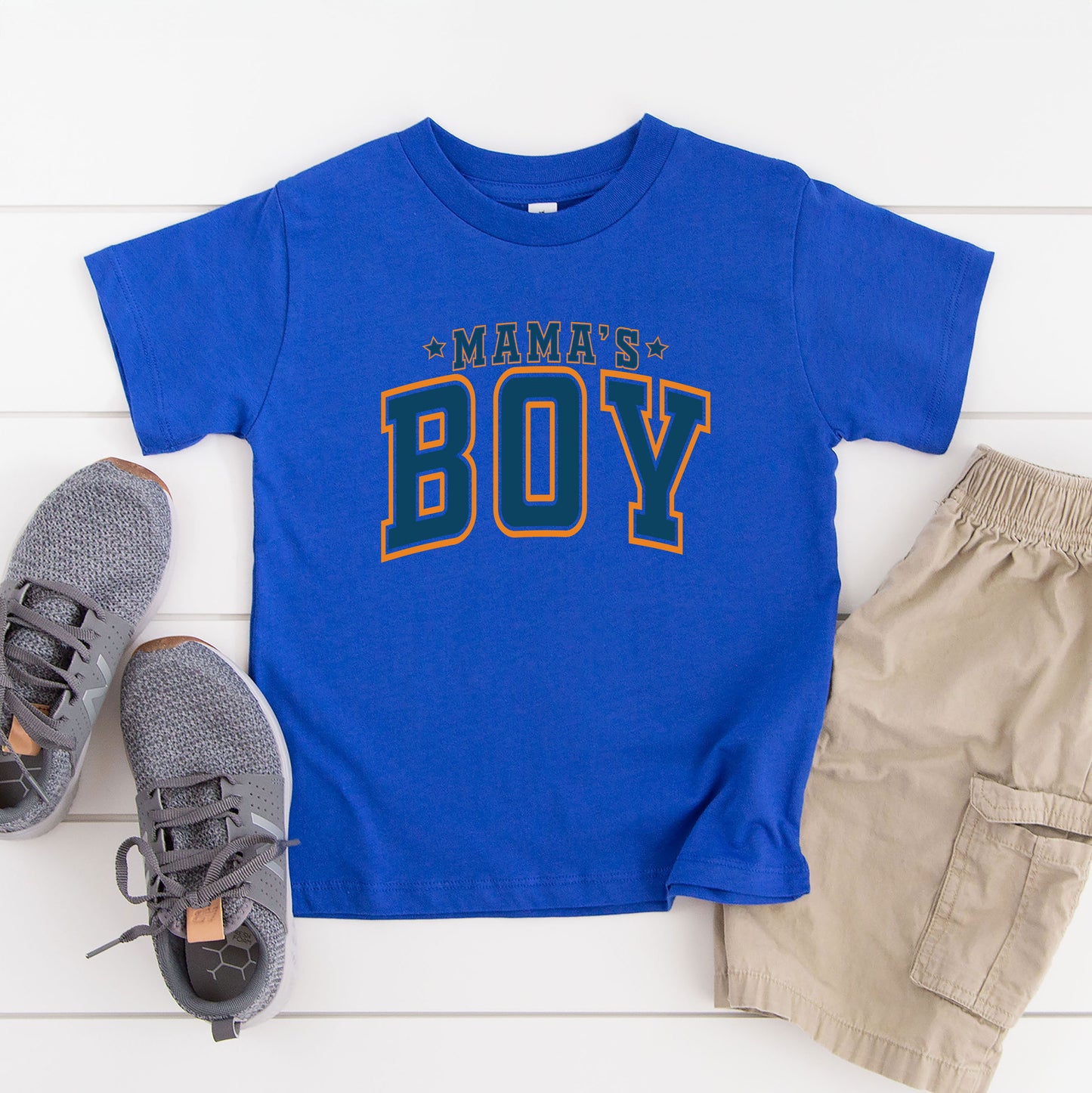 Mama's Boy Stars | Toddler Graphic Short Sleeve Tee