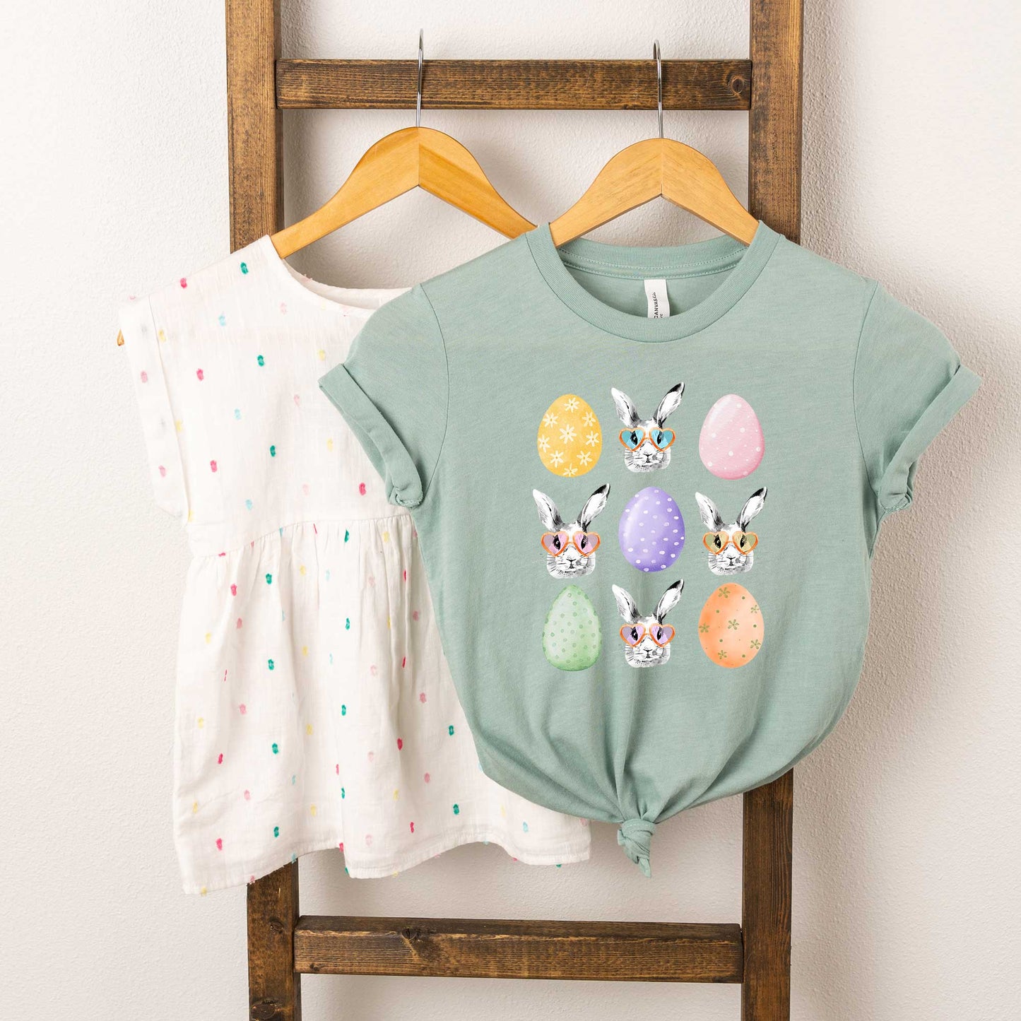 Bunny Egg Easter Chart | Youth Short Sleeve Crew Neck