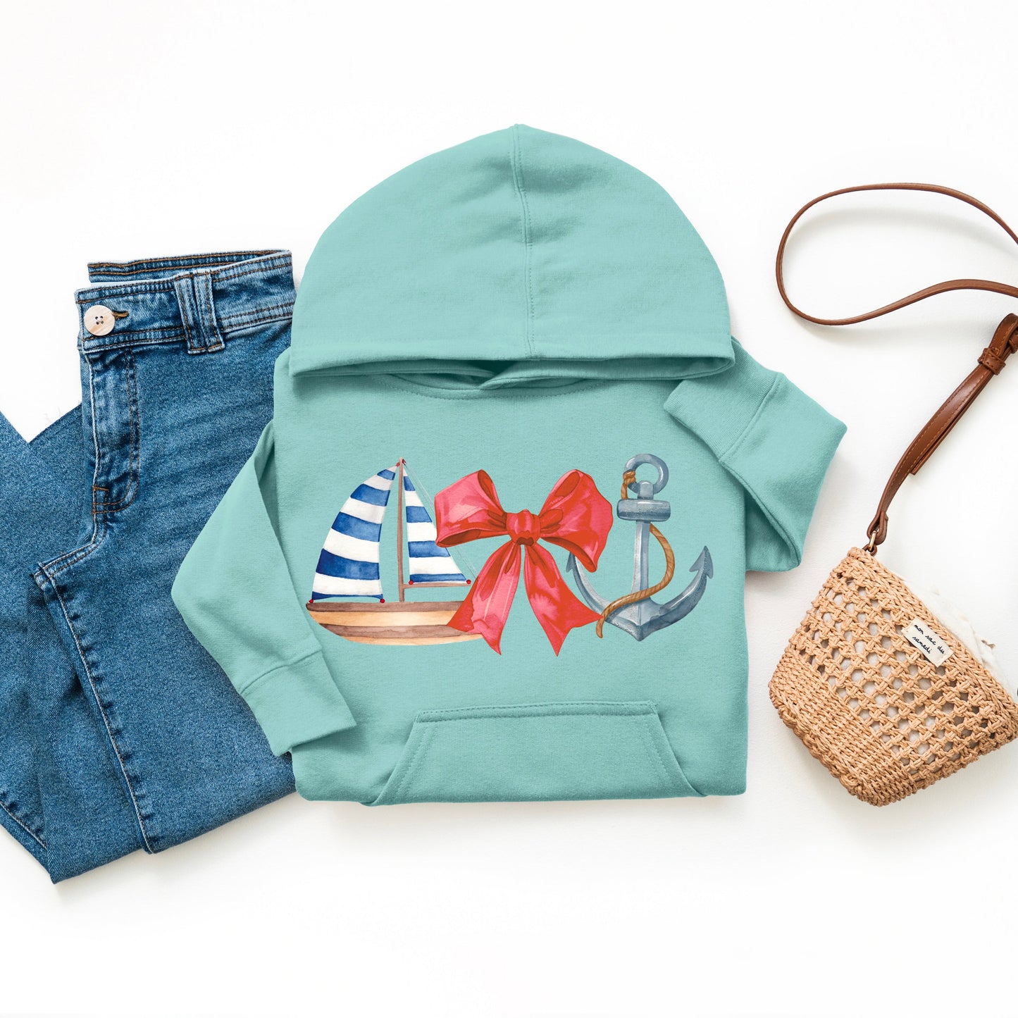 Coquette Ship Anchor | Youth Graphic Hoodie