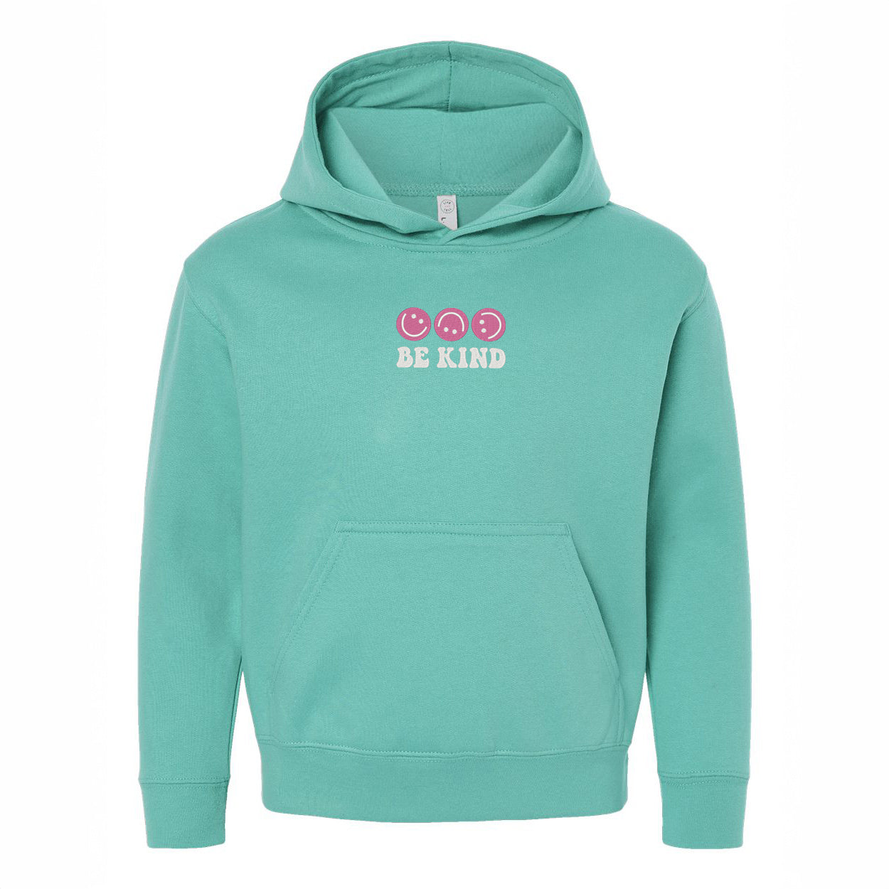 Embroidered Be Kind Turning Smiles | Youth Graphic Hoodie