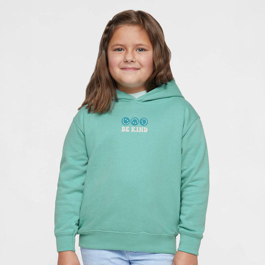 Embroidered Be Kind Turning Smiles | Toddler Graphic Hoodie
