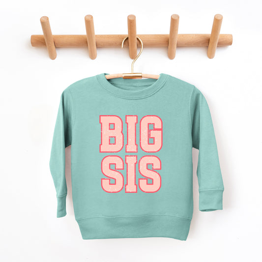 Big Sis Distressed | Toddler Graphic Sweatshirt