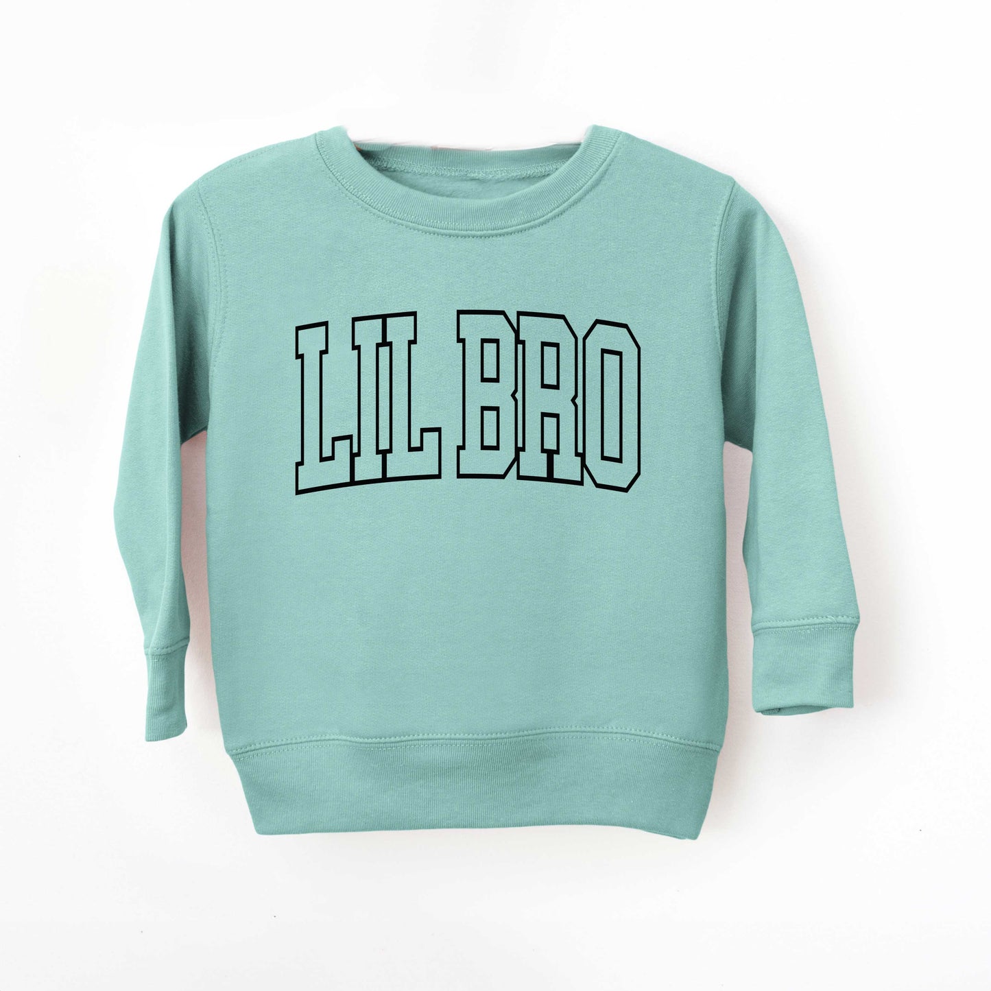 Lil Bro Varsity Outline | Toddler Graphic Sweatshirt