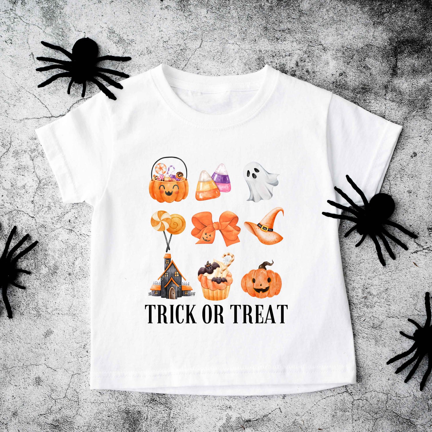 Trick Or Treat Chart | Youth Graphic Short Sleeve Tee