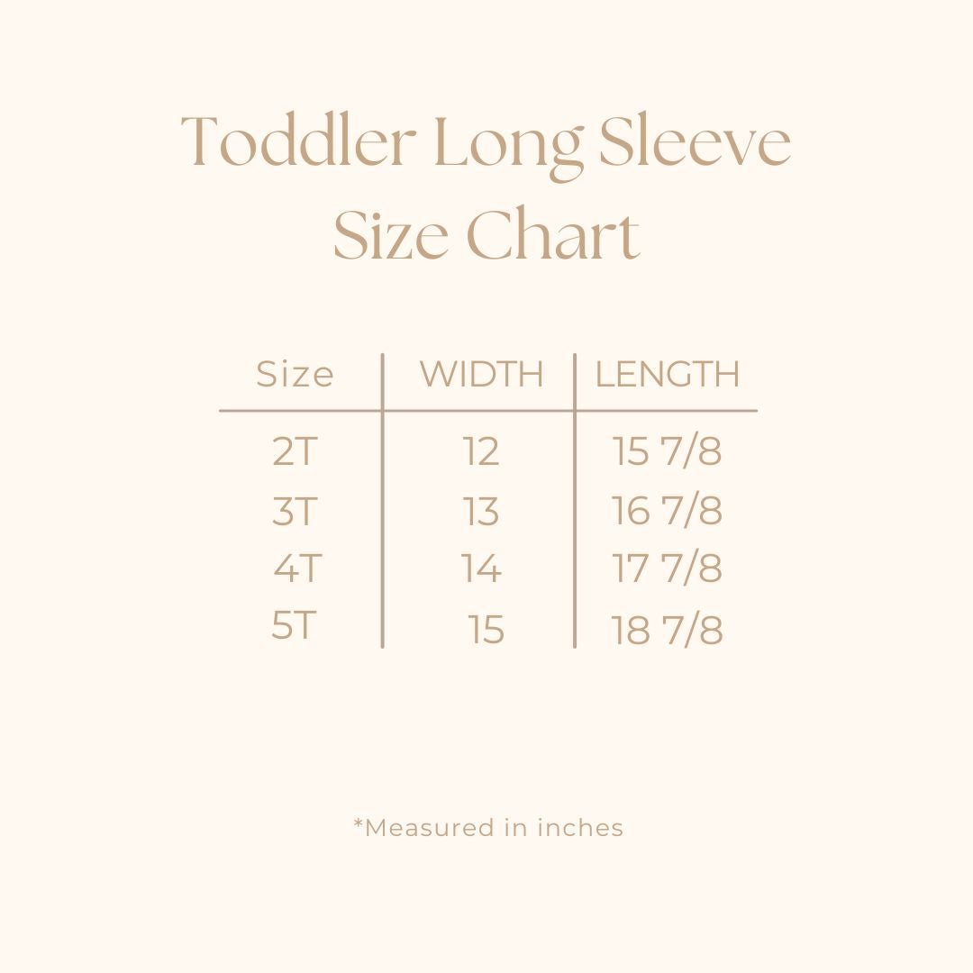 Merry Bold Word | Toddler Graphic Long Sleeve Tee