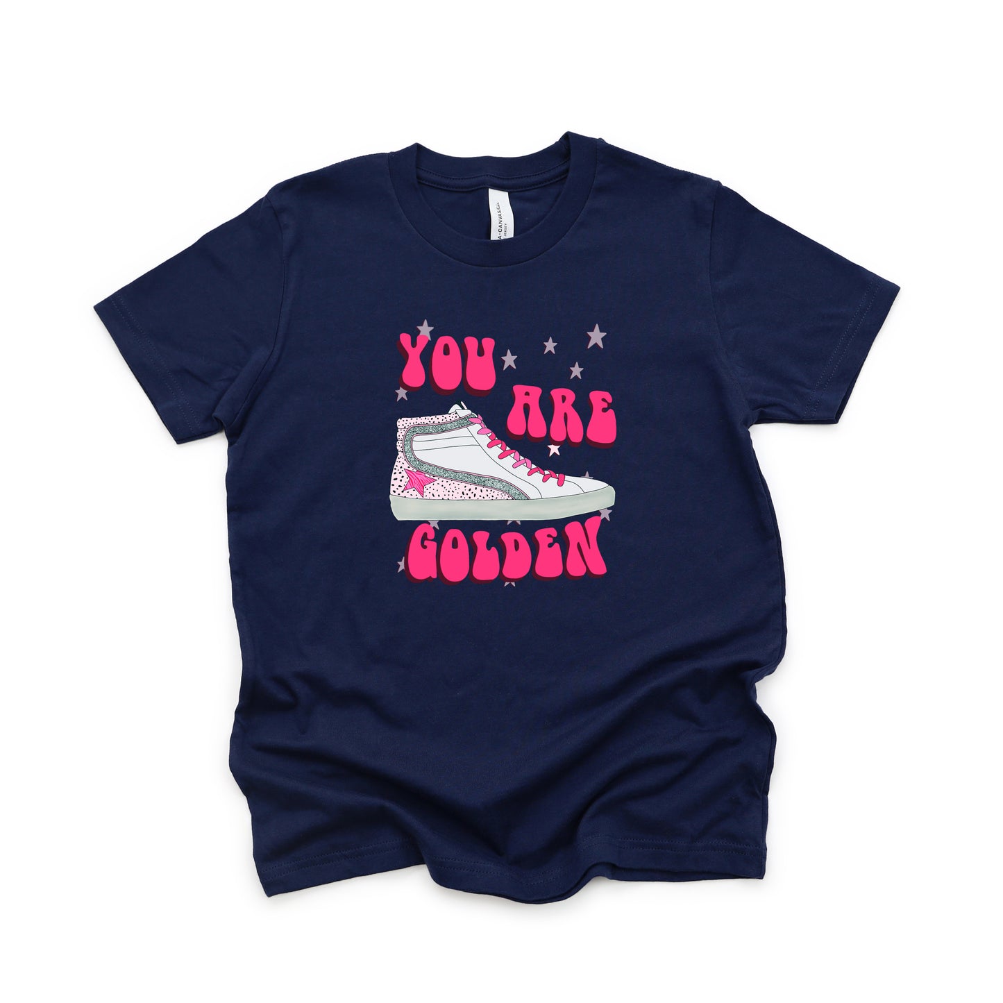 You Are Golden Shoe | Youth Graphic Short Sleeve Tee