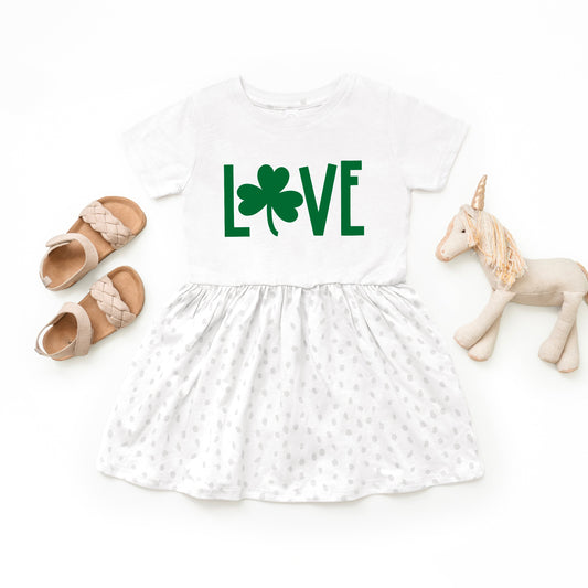 Love Clover | Toddler Graphic Dress