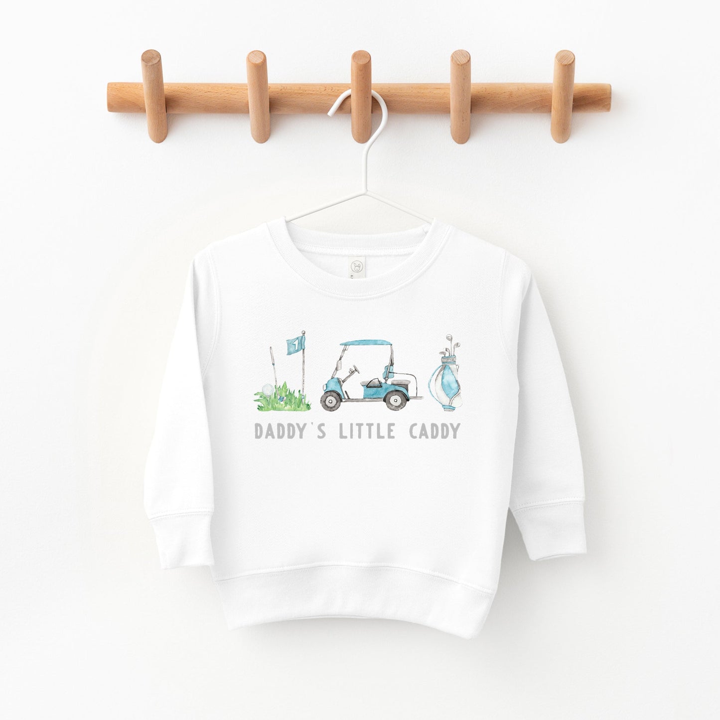Daddy's Little Caddy | Toddler Graphic Sweatshirt