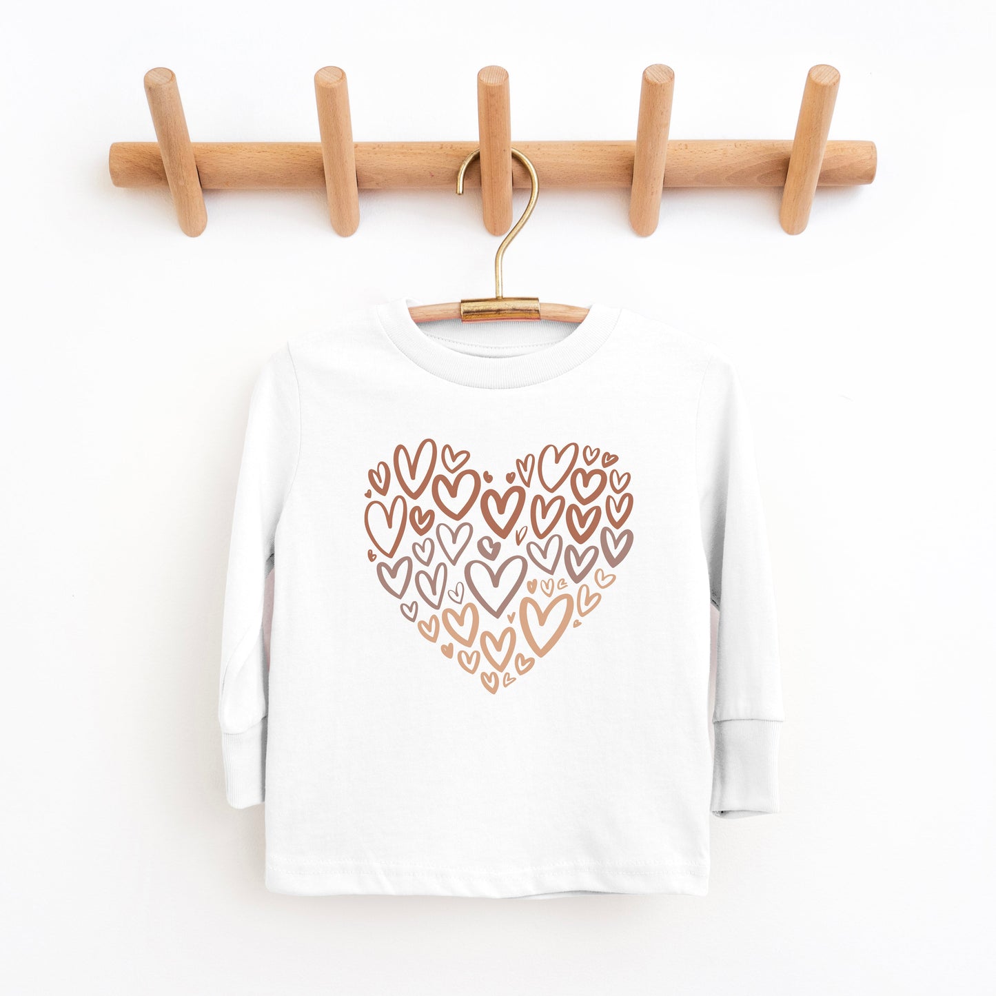 Black History Hearts | Youth Graphic Long Sleeve Tee