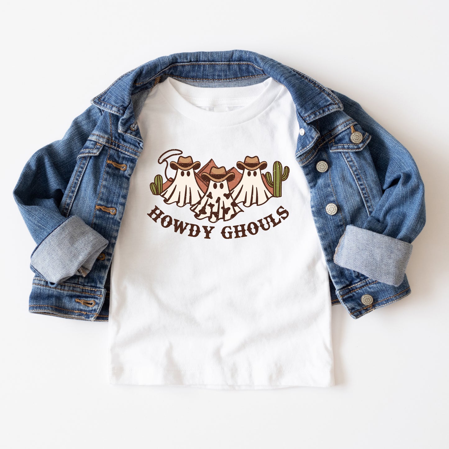 Howdy Ghouls Trio | Youth Graphic Short Sleeve Tee