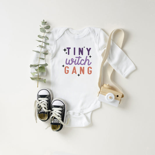Tiny Witch Gang | Baby Graphic Long Sleeve Onesie