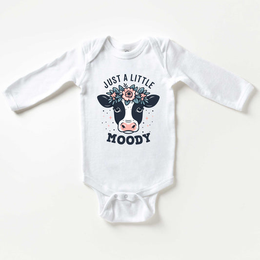 A Little Moody | Baby Long Sleeve Onesie