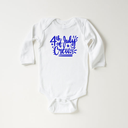4th Of July Crew | Baby Long Sleeve Onesie
