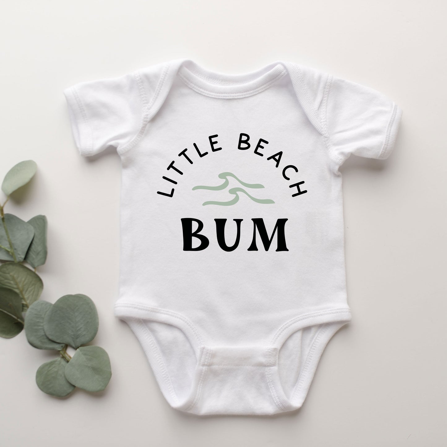 Little Beach Bum | Baby Graphic Short Sleeve Onesie
