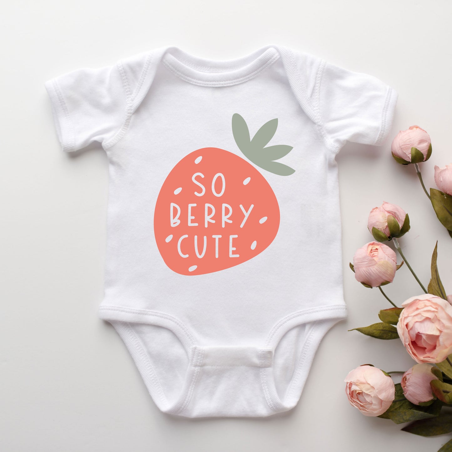 So Berry Cute Kids | Baby Graphic Short Sleeve Onesie