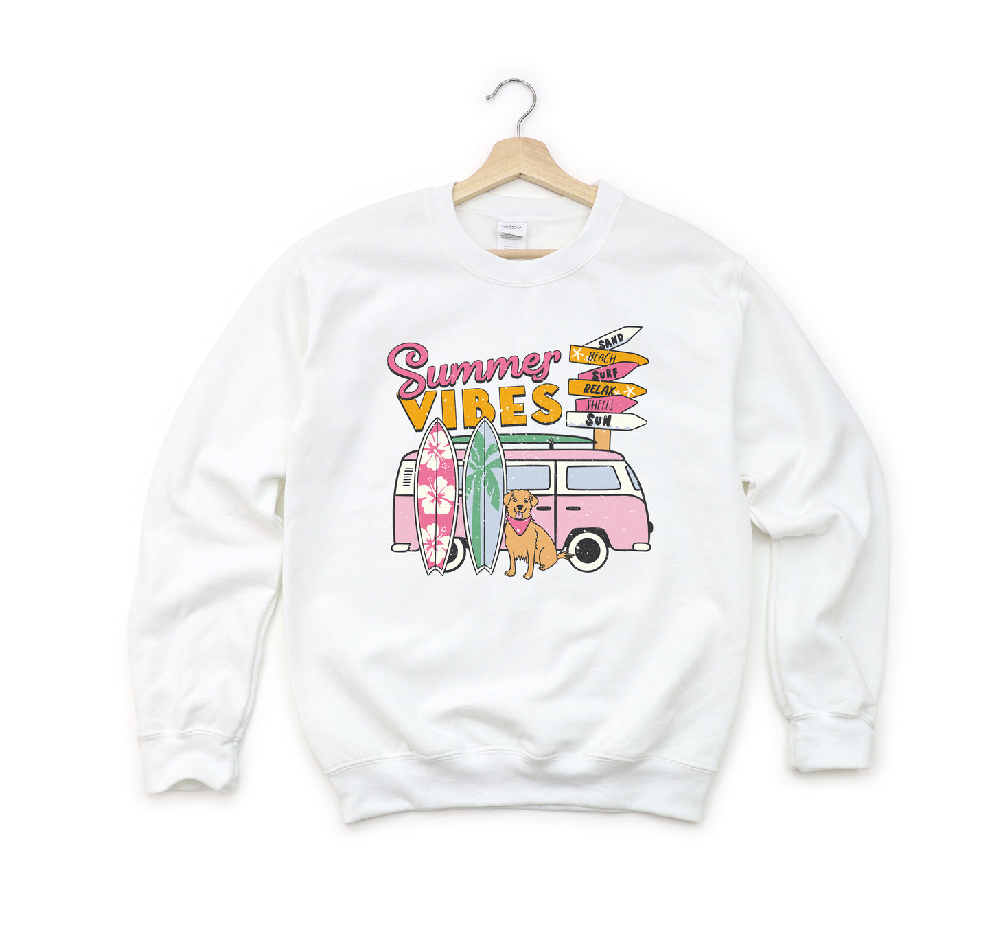 Summer Vibes Dog | Youth Sweatshirt