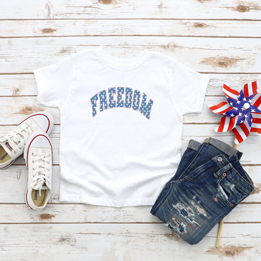 Retro Freedom Stars | Youth Short Sleeve Crew Neck