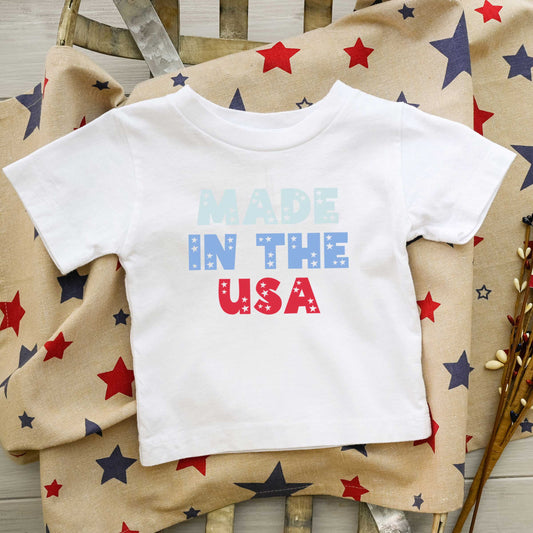 Made In The USA Pastel | Toddler Short Sleeve Crew Neck