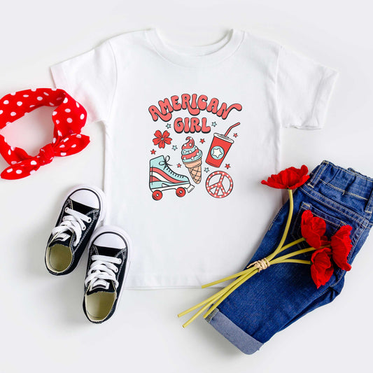 American Girl Hat | Youth Graphic Short Sleeve Tee