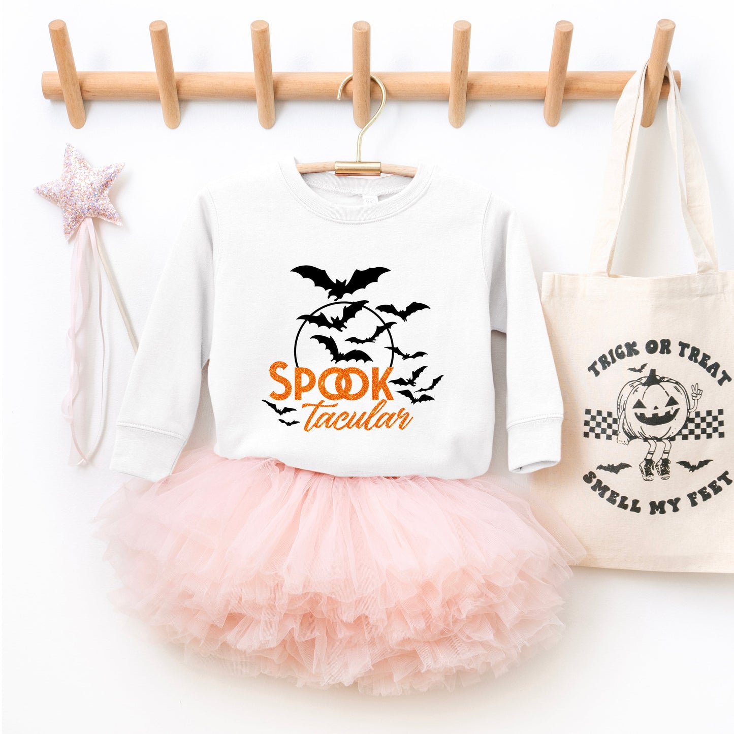 SpookTacular Glitter | Toddler Graphic Sweatshirt
