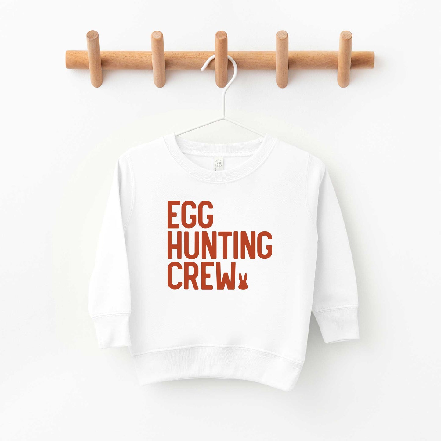 Egg Hunting Crew Bunny | Toddler Sweatshirt