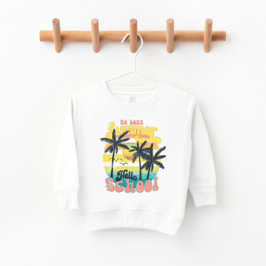 So Long Summer | Toddler Graphic Sweatshirt