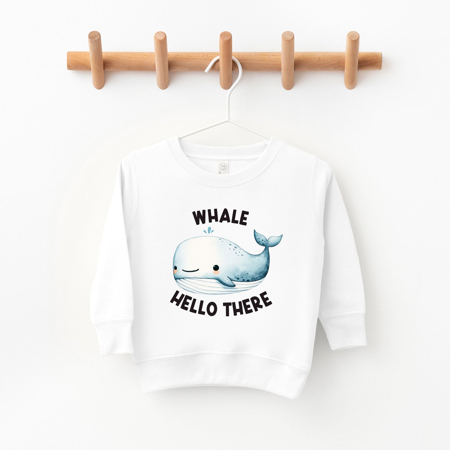 Whale Hello There | Toddler Graphic Sweatshirt