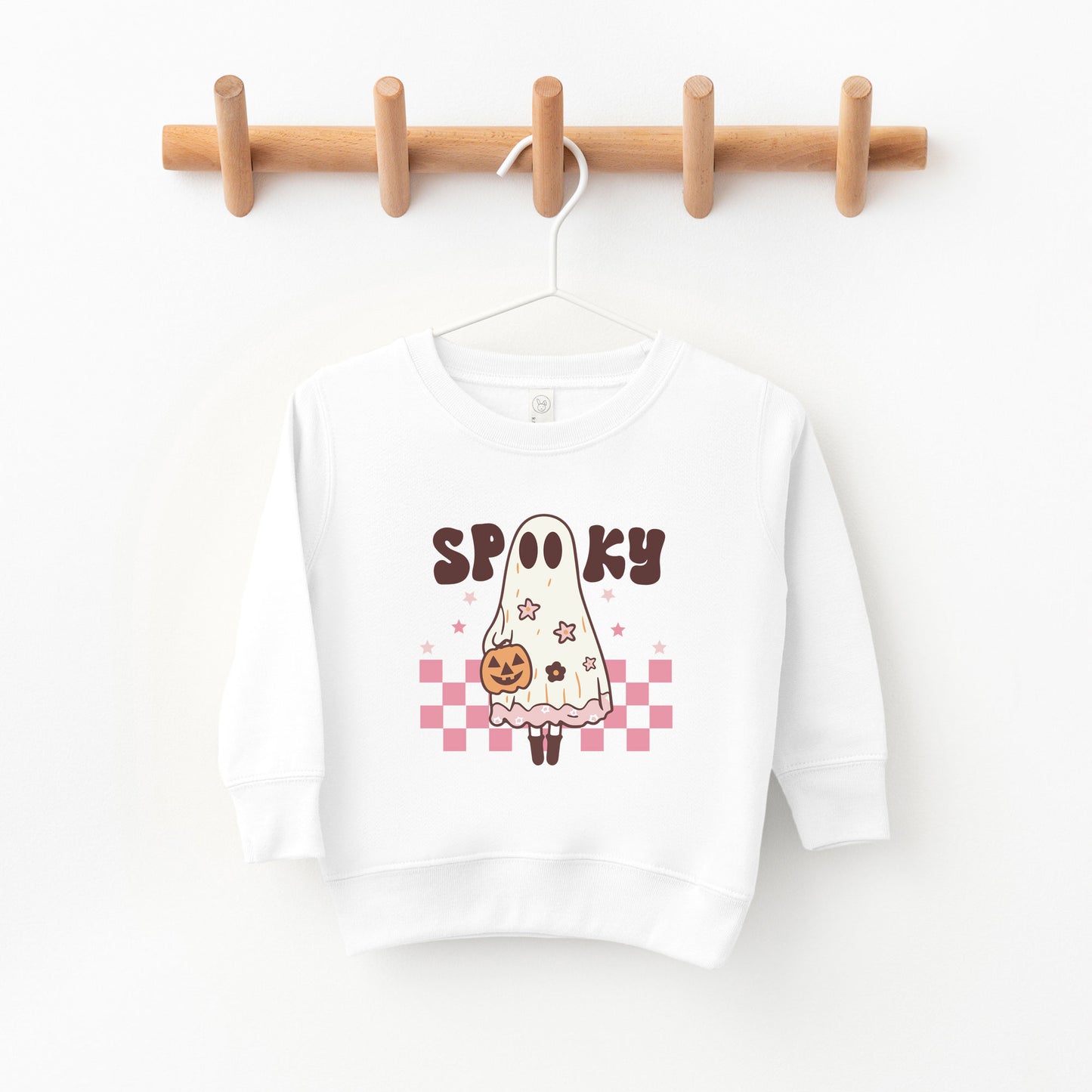 Spooky Girl Ghost | Toddler Graphic Sweatshirt