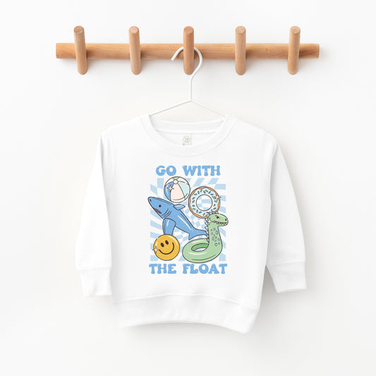 Go With The Float Blue | Toddler Sweatshirt