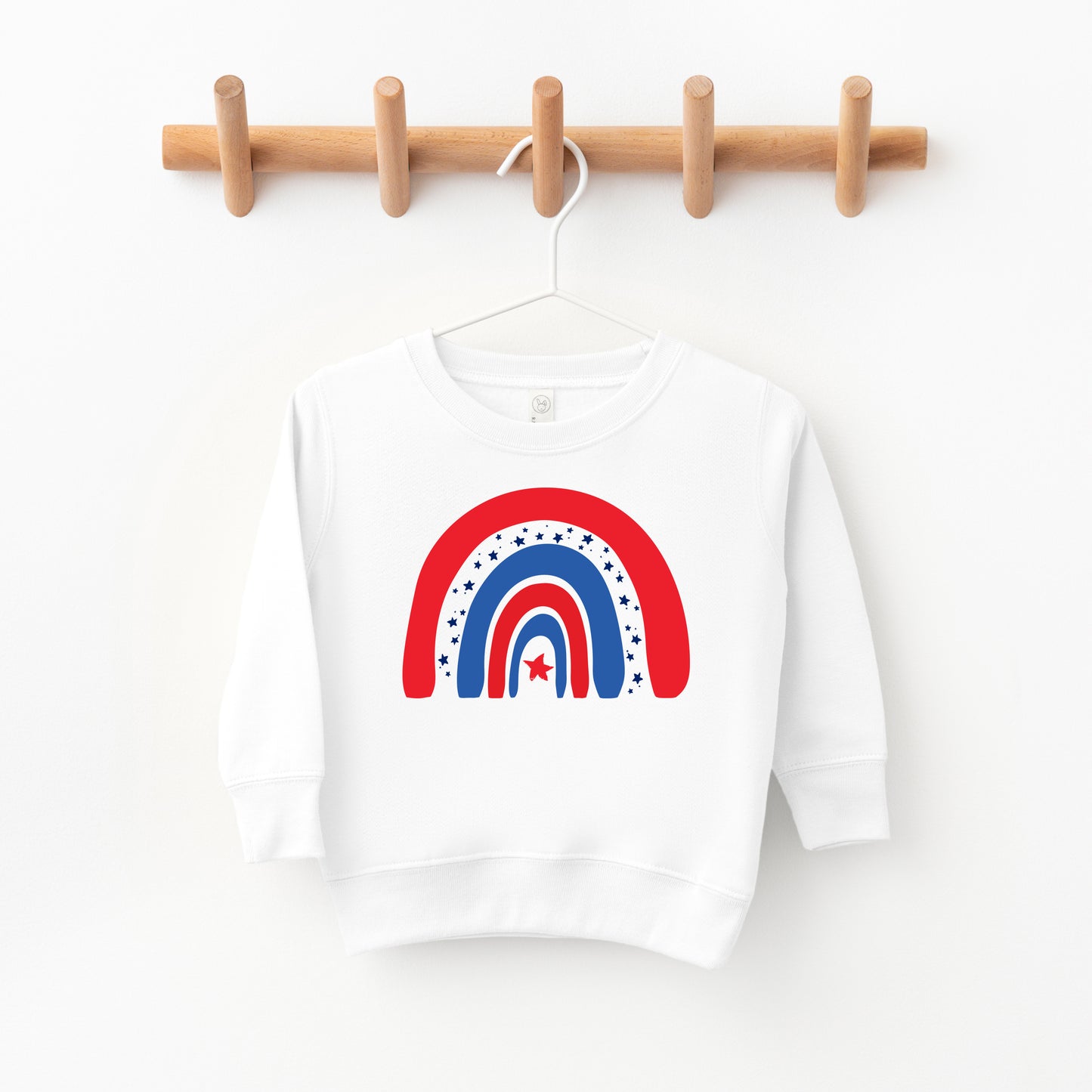 Patriotic Rainbow | Toddler Sweatshirt