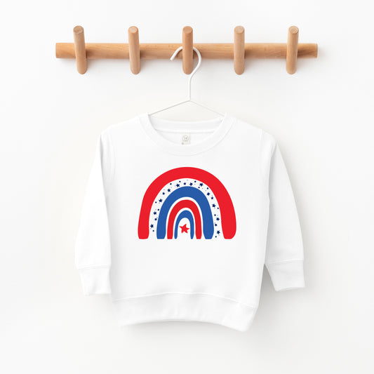 Patriotic Rainbow | Toddler Sweatshirt