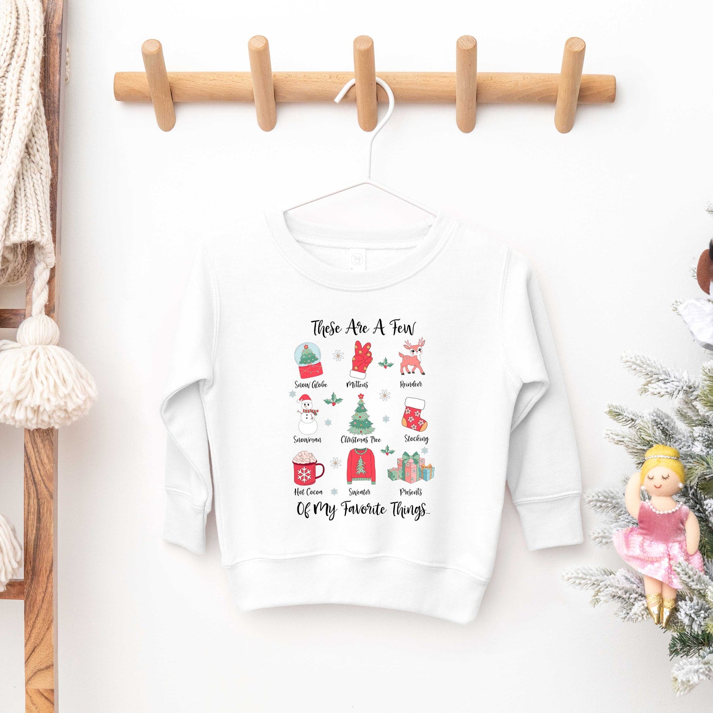 Christmas Favorites | Toddler Graphic Sweatshirt