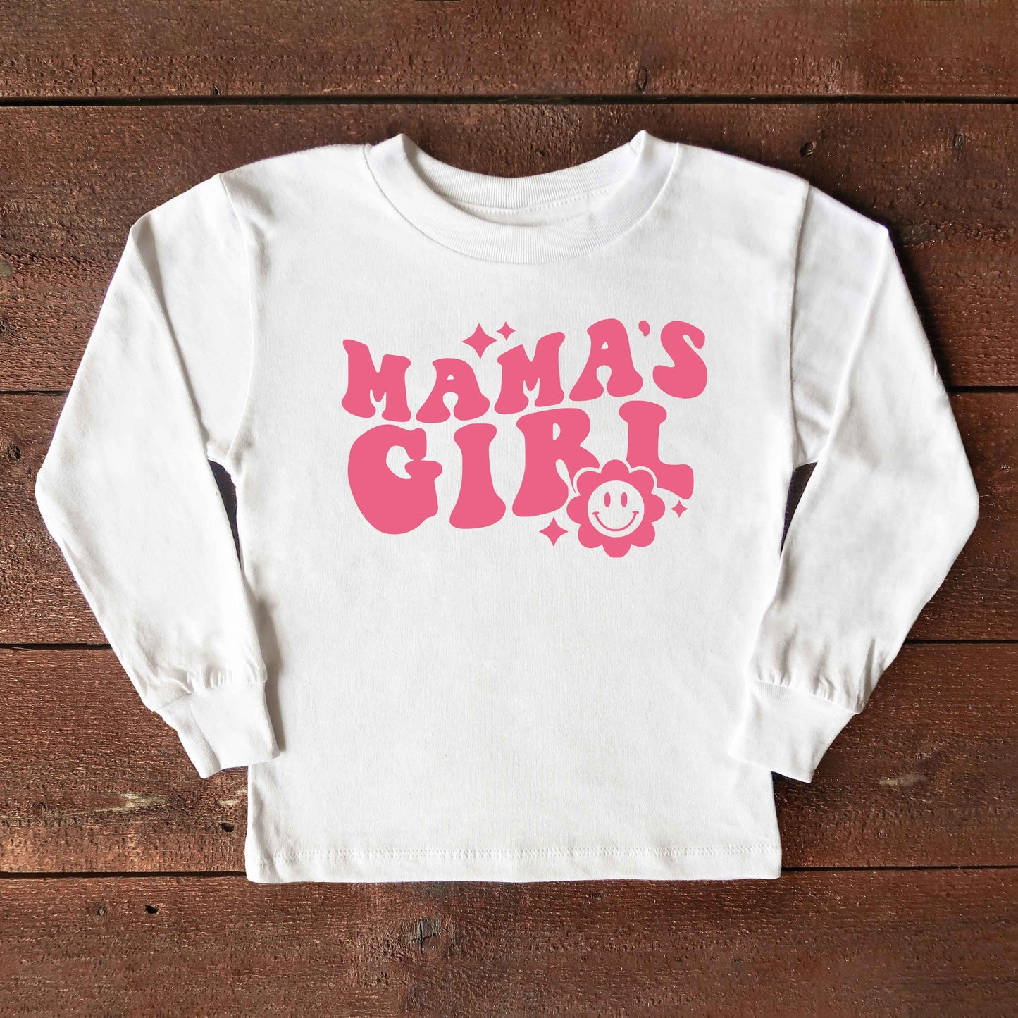 Mama's Girl Flower | Youth Long Sleeve Tee