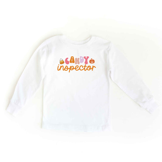 Candy Inspector Colorful | Toddler Graphic Long Sleeve Tee